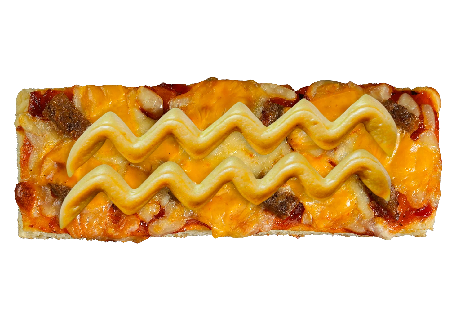 cheese burger pizza